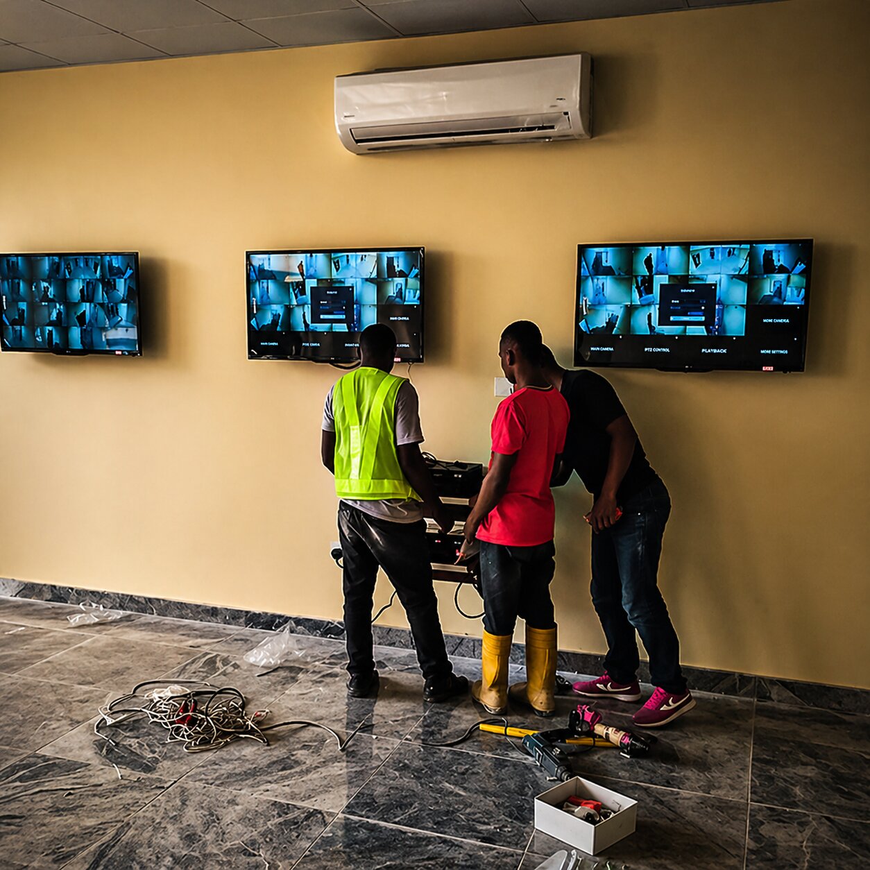 3TV & CCTV surveillance control room | IICT